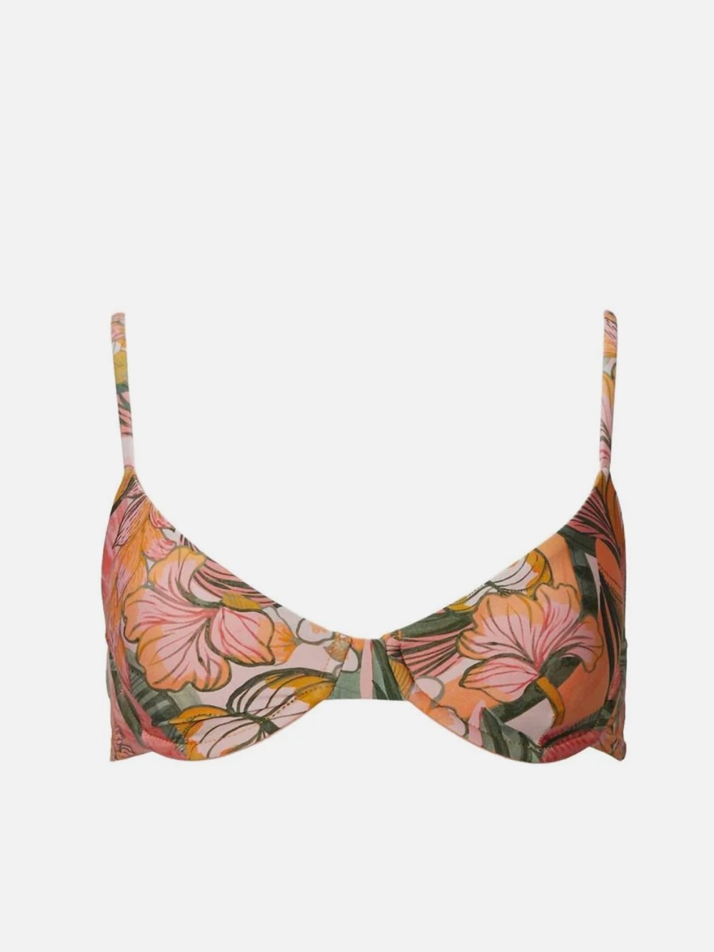 Beach Riot Tropical Camilla Top | Bikini Top Revolve